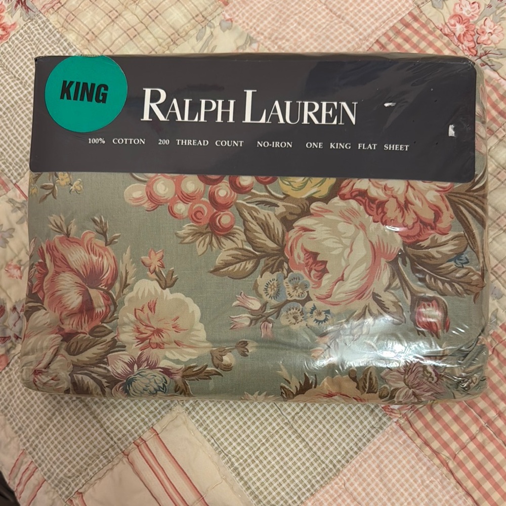 Ralph Lauren home discontinued style. Rare find. Still in package!